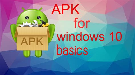 apk download windows 10.